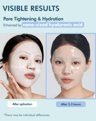 DERMAL Hyaluronic Hydrogel Mask jar close-up highlights ceramide and plant oils for barrier care