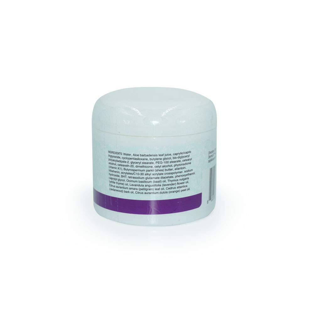 Dermal-K Vitamin K Cream texture swatch showing smooth, lightweight application