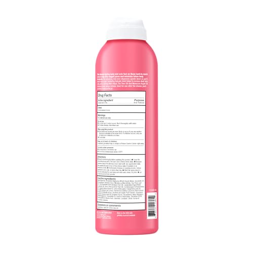 Dermalogica bacne spray application shown after cleansing.