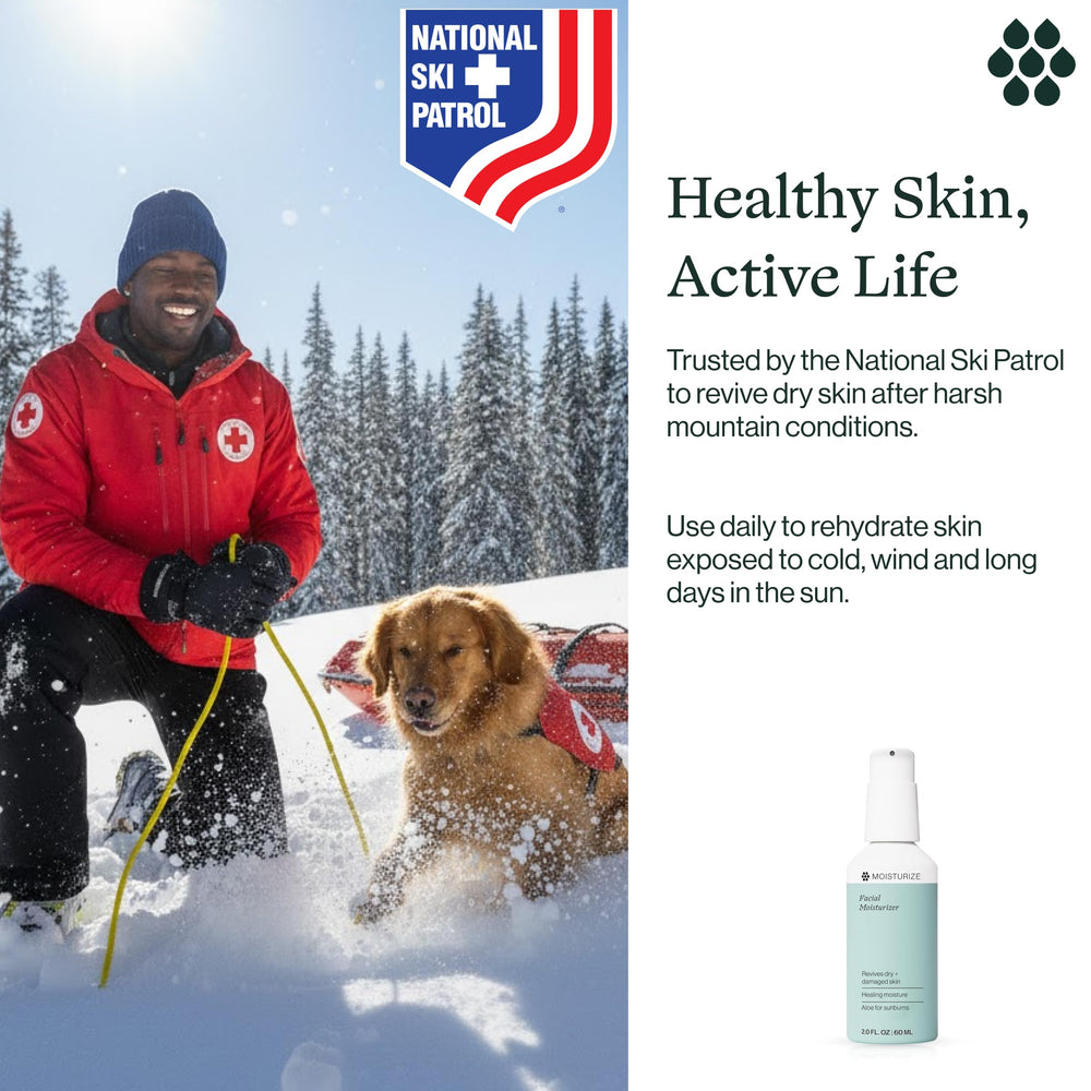 Dermasport Travel-Size Moisturizer demonstrates convenient care on the go