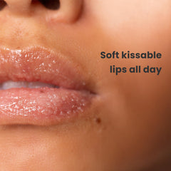 Dermasuri overnight use scene emphasizing hydration by morning.