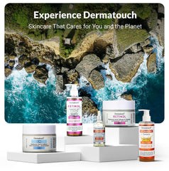 DERMATOUCH Vitamin C Cleanser morning-evening routine ready for layering serums.