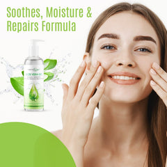 DERMAXGEN Aloe Vera Gel aftershave soother for razor burn and irritation.