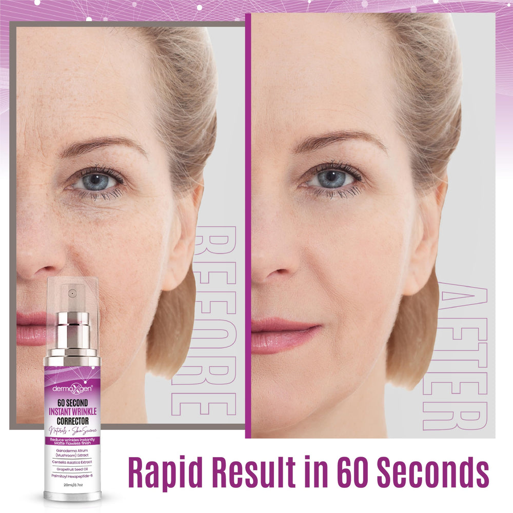 DERMAXGEN fast-absorbing moisturizer texture dries quickly for smooth coverage.