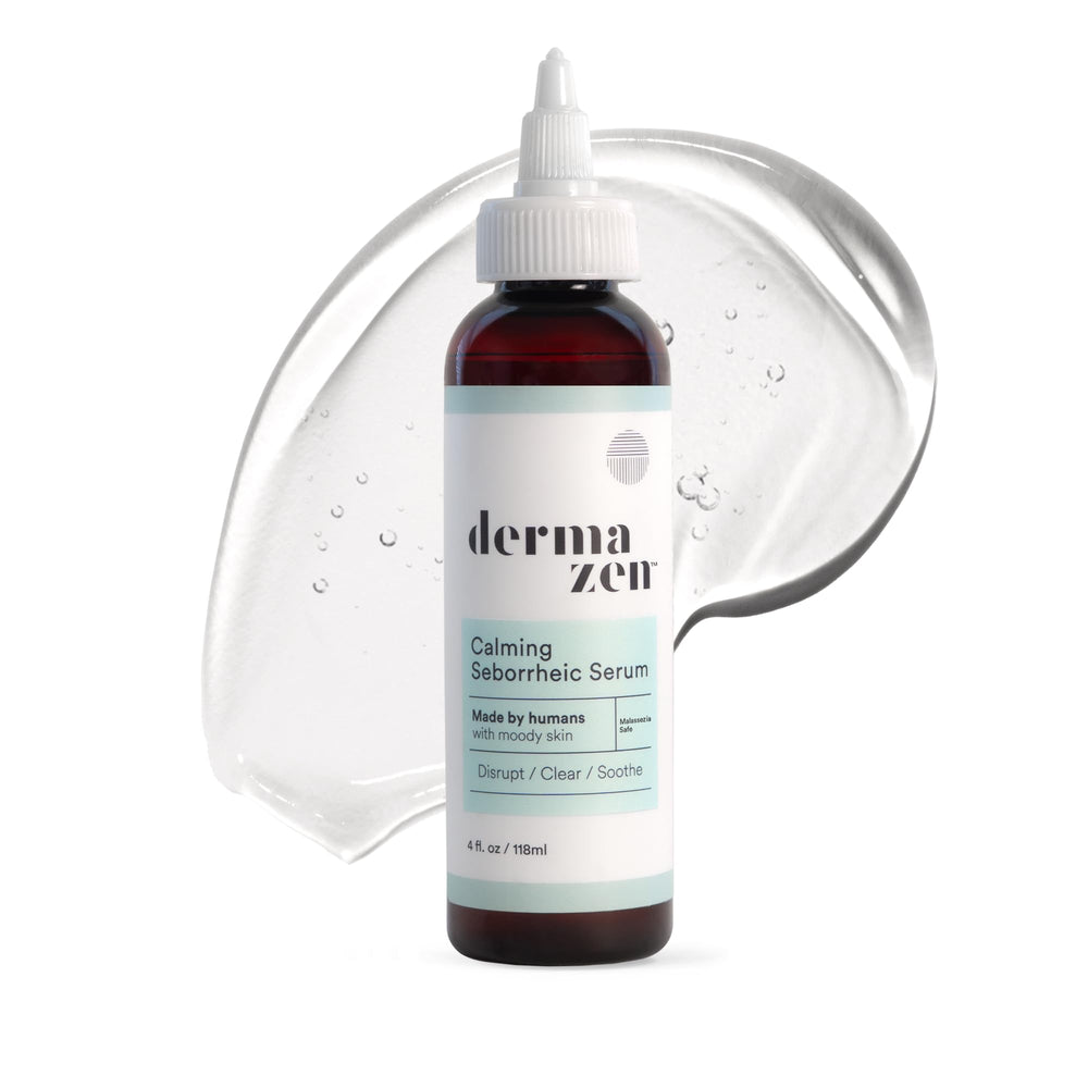 Dermazen serum texture on skin demonstrates soothing hydration