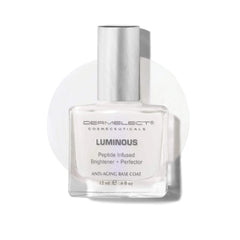 Dermelect Luminous Nail Brightening Treatment application brush ensures precise coverage.