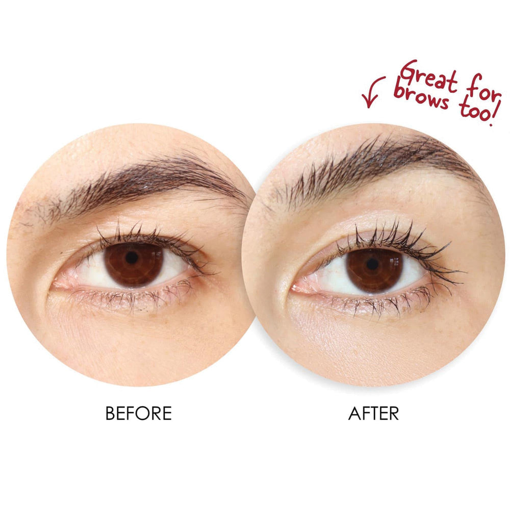 Dermelect XL Lash Volumizer close-up on brows for defined arches