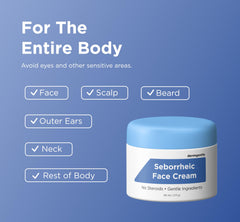Dermgentle cream on hand demonstrates quick absorption.