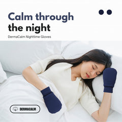 DermaCalm organic cotton fiber texture close-up for breathability