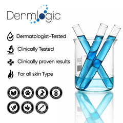 Dermlogic Vitamin K Cream face care usage shows hydrating, age-defying feel.