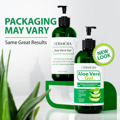 DERMOIA Aloe Vera Gel Apple Stem Cells supports skin elasticity and resilience