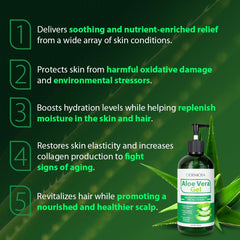 DERMOIA Aloe Vera Gel Violet Hydrosol delivers gentle hydration and calming aroma