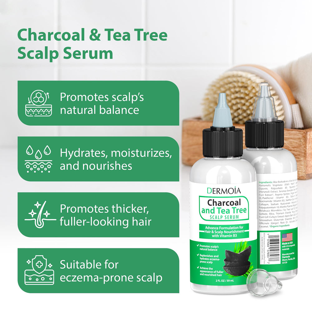 DERMOIA Horsetail and Saw Palmetto ingredients supporting scalp and hair health