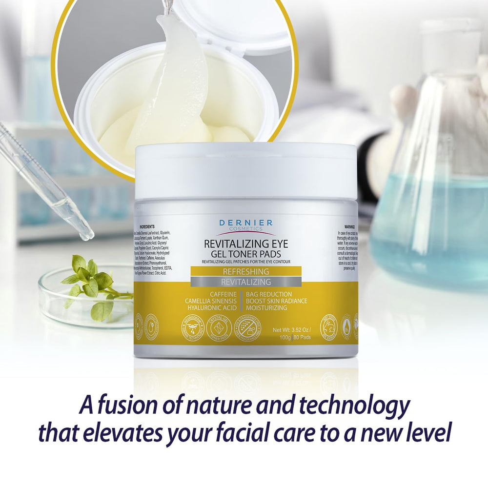 Dernier Under Eye Patches eye area appears smoother after use.