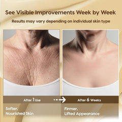 DERPHEA Crepey Repair Cream texture visible on skin during daily use
