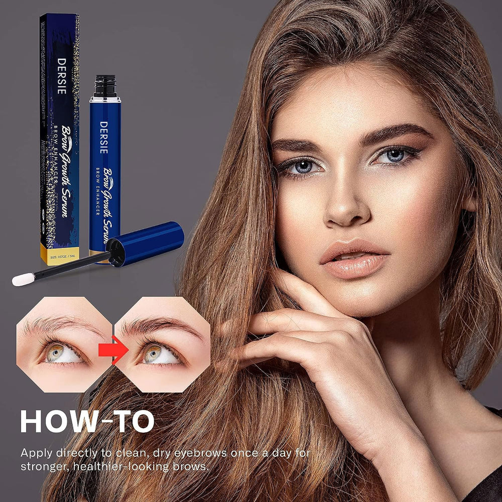 Two Dersie Eyebrow Growth Serum bottles in a pack for added value