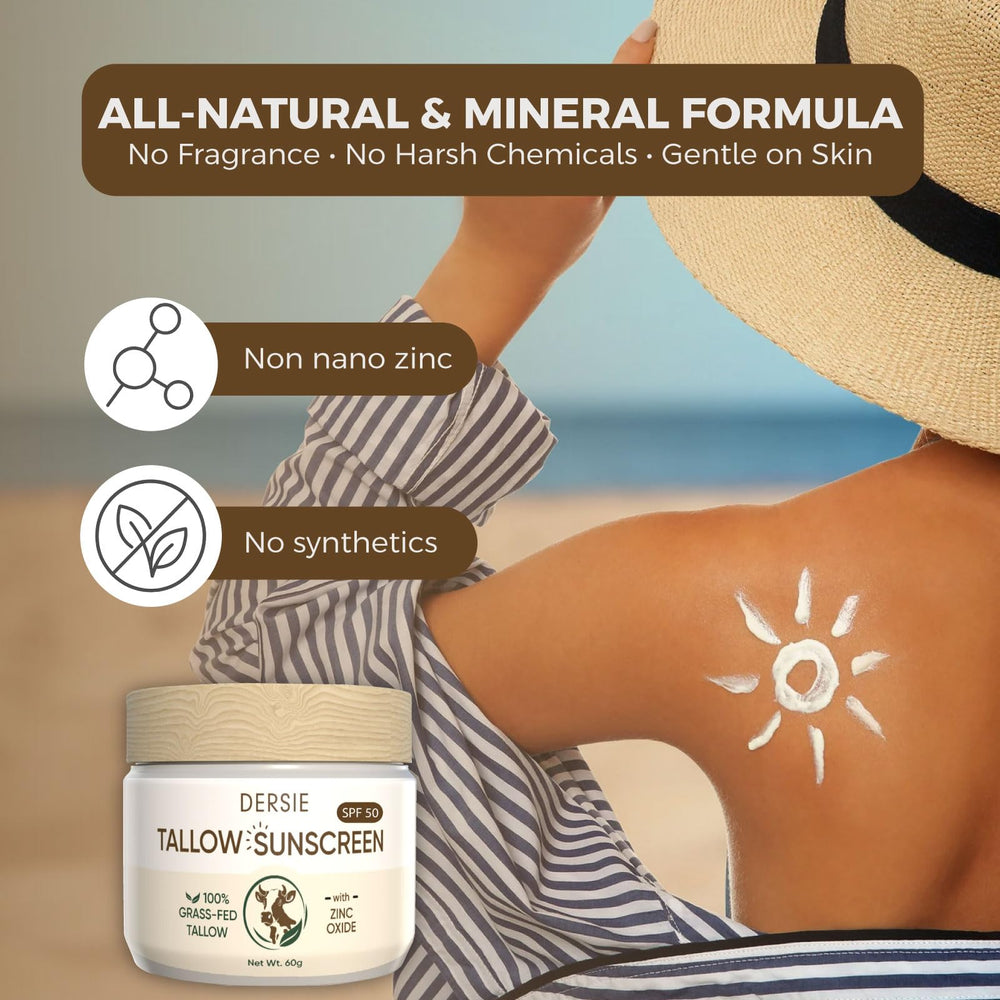 Dersie sunscreen balm no-white-cast on skin for a natural look