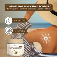 Dersie sunscreen balm no-white-cast on skin for a natural look