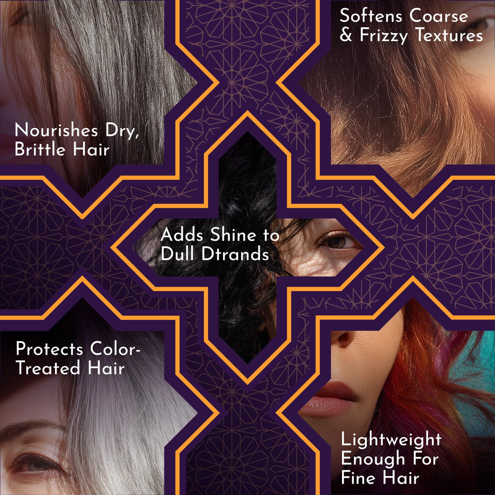 Desert Beauty Argan Oil helps moisturize the scalp for comfortable daily care.