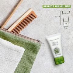 Desert Breeze bulk toiletries display for streamlined hotel restocking.