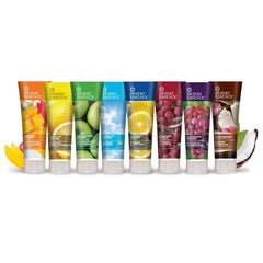 Travel-friendly 8 oz bottles shown in compact bundle for on-the-go.