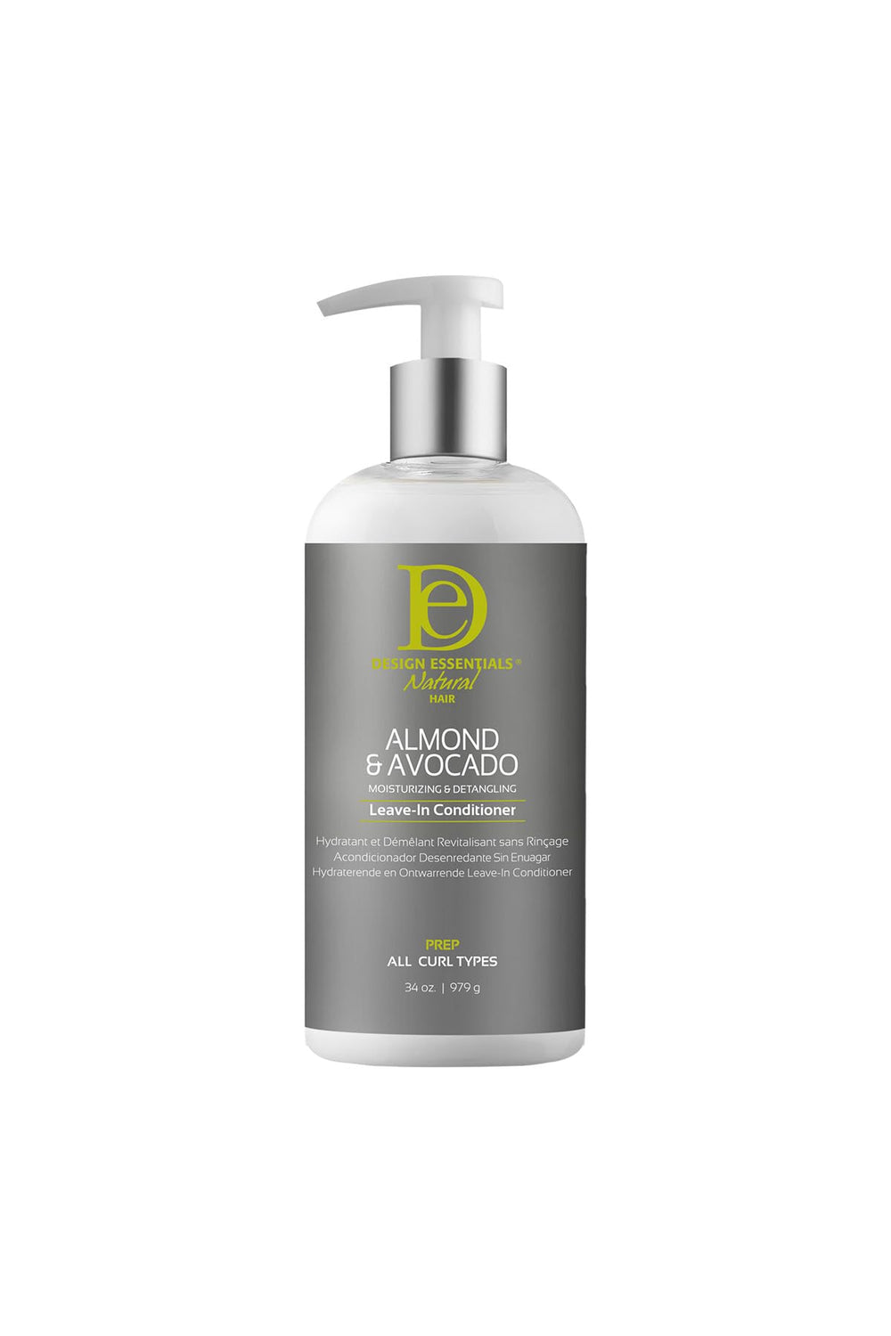 Design Essentials Almond & Avocado Leave-In Bottle delivers lasting moisture for soft, defined curls