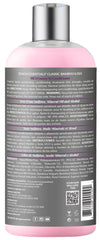 Design Essentials Bamboo & Silk HCO leave-in bottle label highlighting bamboo extract and silk amino acids for smoother manageability