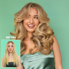 Design.Me GLOSS.ME Hydrating Shampoo applied to hair for all textures