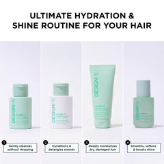 DESIGNME GLOSS.ME hair mask jar delivering deep hydration and shine.