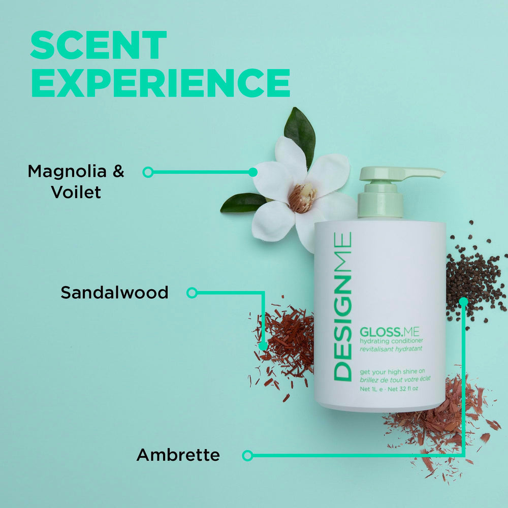 Design.Me Hydrating Conditioner moringa oil helps color retention.