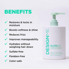 Design.Me conditioner pump in use for even distribution.