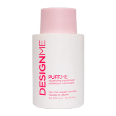 Design.Me Puff.ME bottle cap close-up for quick volumizing care.