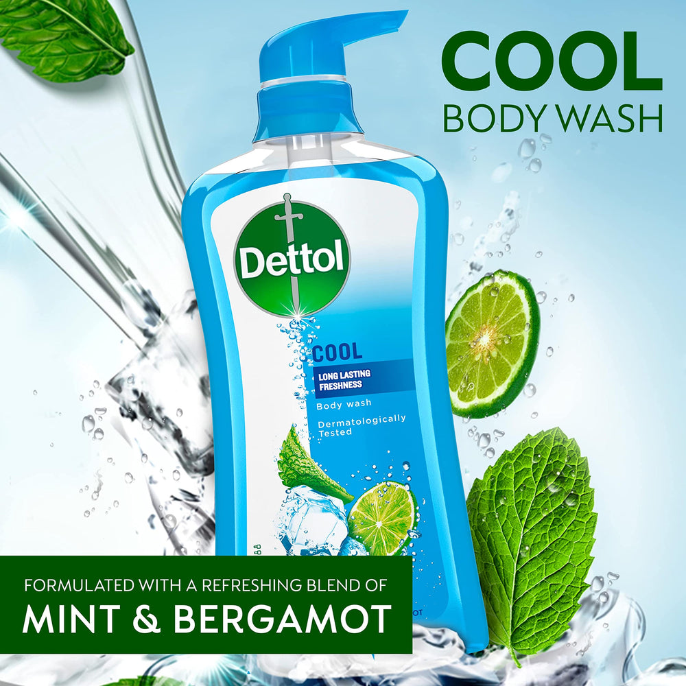Dettol Cool being poured to demonstrate quick, refreshing start to the day