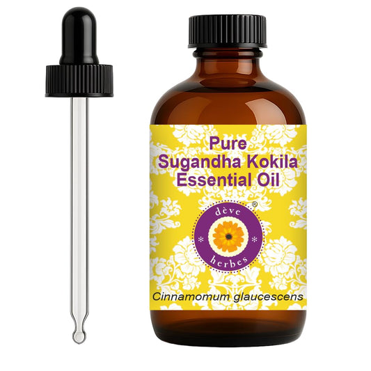 dève herbes Sugandha Kokila essential oil bottle with glass dropper for precise dosing