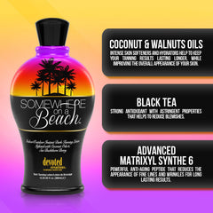 Devoted Creations Somewhere on a Beach packaging front highlights the 12.25 oz size.