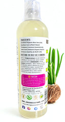 DEW ME DAILY Aloe vera gel doubles as lightweight hair conditioner