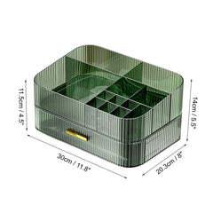 Dezzer stackable design reduces clutter while maximizing available surface