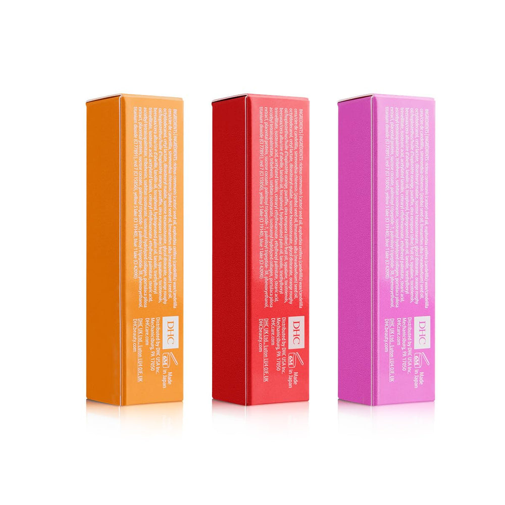 DHC Color Lip Cream peptide blend highlights smoothing and plumping-inspired look