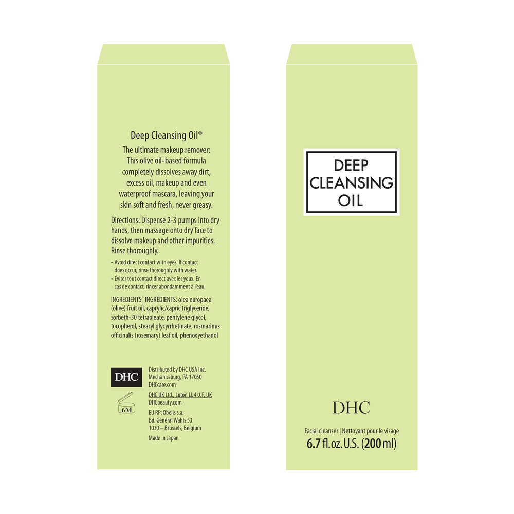 DHC Deep Cleansing Oil removes waterproof mascara and eyeliner