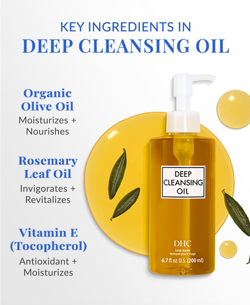DHC Deep Cleansing Oil emulsifying makeup for easy removal
