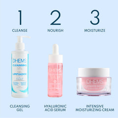 DHEMS Cleansing Gel clean-beauty-formula emphasizes SLS-free and paraben-free safety