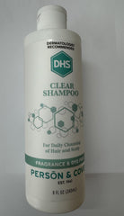 DHS Clear Shampoo foaming lather, easy daily scalp cleansing without fragrance