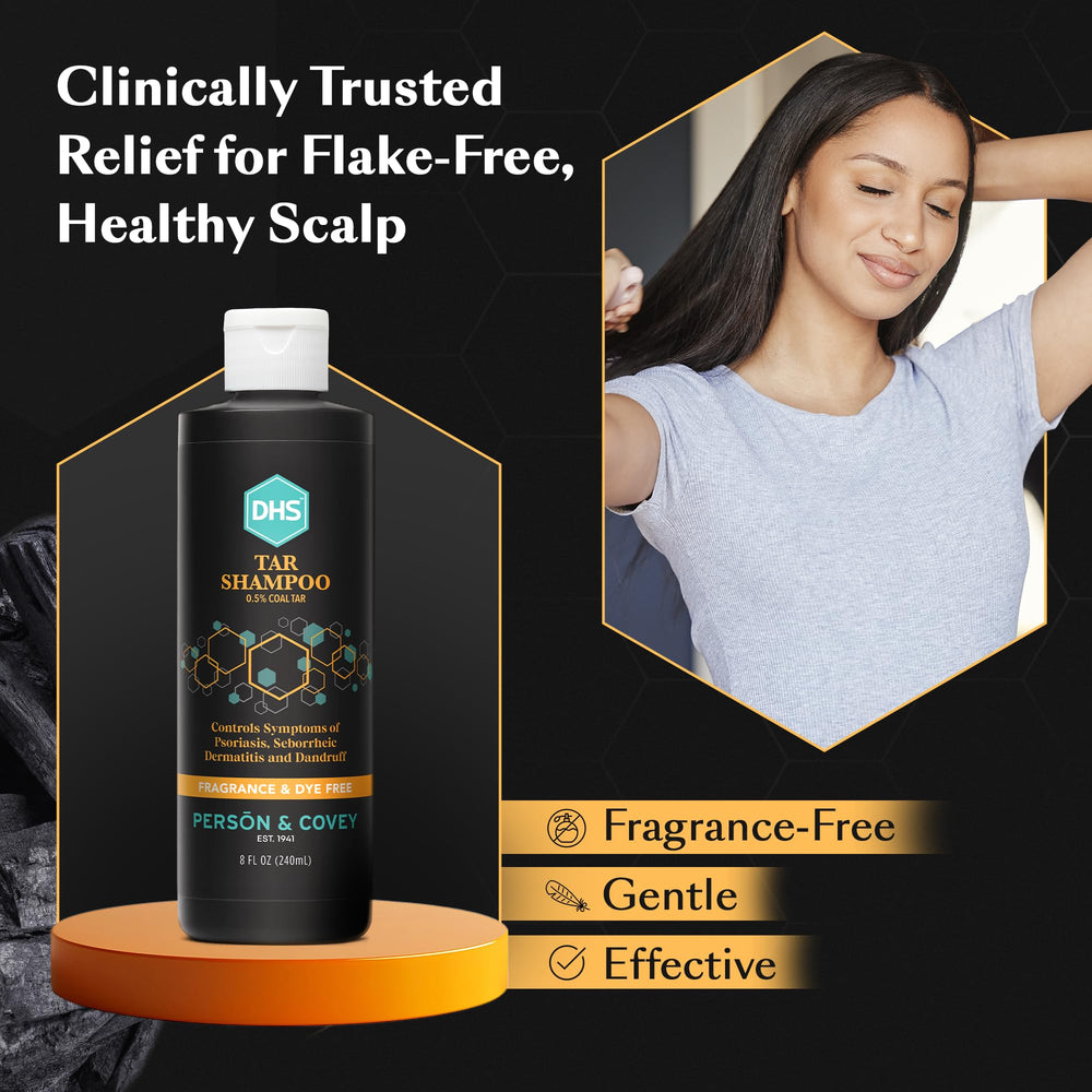 Shampoo being applied to scalp during wash for soothing comfort.