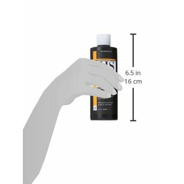 DHS Tar Shampoo on a bathroom shelf illustrating compact, easy storage