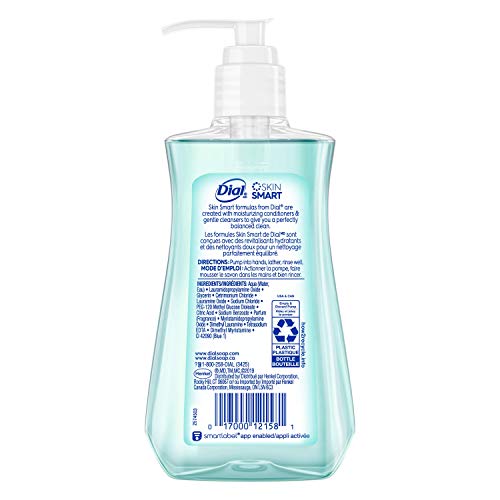 Dial Coconut Water Mango pump dispensing gentle lather for family handwashing.
