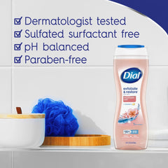 Dial Enriching Body Wash 4-pack on shelf for convenient family care.