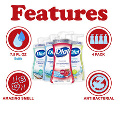 Dial foaming hand wash coconut water delivers refreshing lather for clean, soft hands.