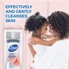 Dial grapefruit fragrance closeup highlights refreshing citrus scent during washing.