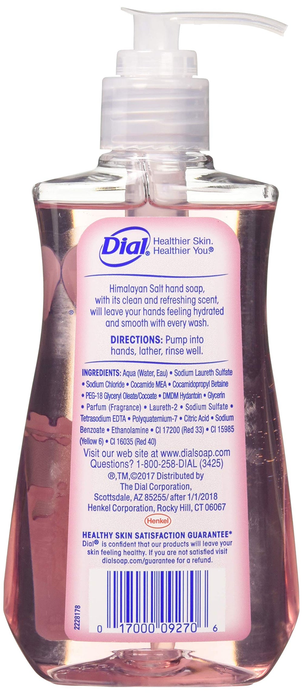 Dial Himalayan Pink Salt Water Lily hand soap pack of 4 for reliable daily care.