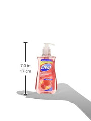 Dial antibacterial soap with pomegranate-tangerine scent keeps hands refreshed.